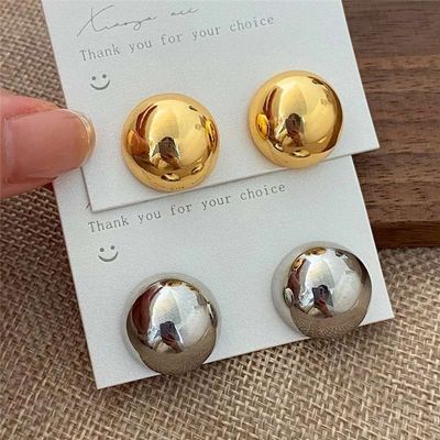 Glossy Parl earrings Colours💛Golden🤍Silver🖤Black_img_0