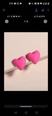 Alloy Heart stud earrings_img_0