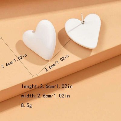 Alloy Heart stud earrings_img_3