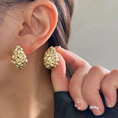Hammer Waterdrop Earring_img_0
