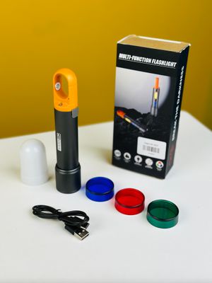 GearUP K57 Multifunctional Rechargeable Torch, Flashlight Zoomable LED Flashlight_img_1