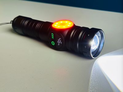 GearUP K60 Rechargeable Flashlight 10W COB + LED Torchlight_img_0