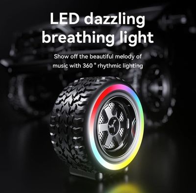 G2389 Wireless Speaker Mini Portable Tire Speaker Rgb Led Lighting Music Speaker_img_3