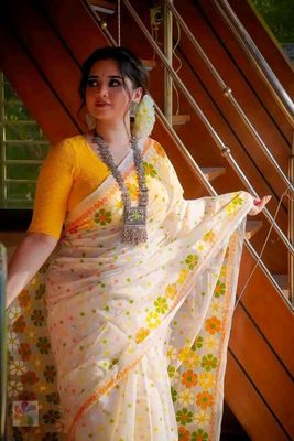 হাফ সিল্ক স্কিন প্রিন্ট শাড়ি_img_0