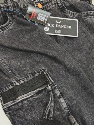 Cargo Denim Jeans// Washed Black_img_2