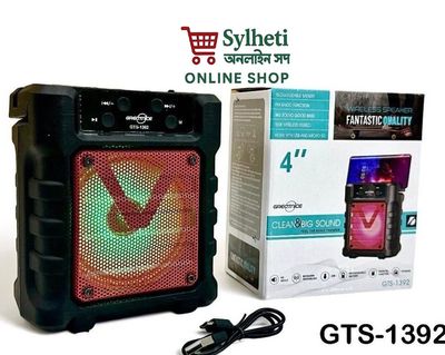 GREATNICE GTS-1392 Bluetooth, USB, TF Card & FM Radio Supported RGB Lighting 4 Inch Driver Speaker_img_0