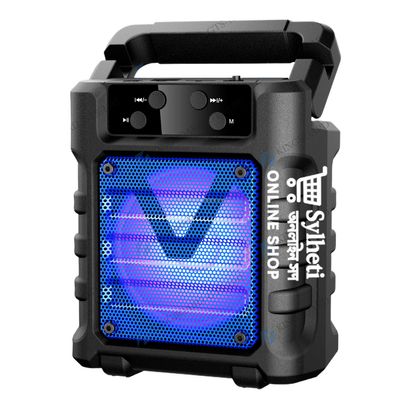 GREATNICE GTS-1392 Bluetooth, USB, TF Card & FM Radio Supported RGB Lighting 4 Inch Driver Speaker_img_1