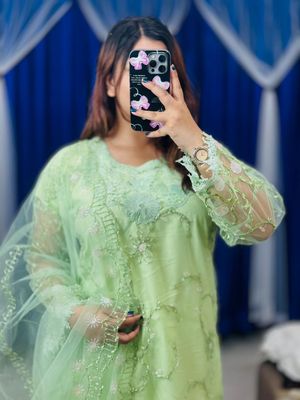 Pakistani Soft Net Sequence Three Piece_img_0