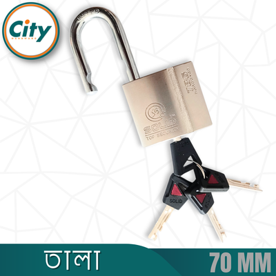 ৭০ মিমি তালা ৪ টি চাবি সহ অ্যান্টি কাট সিকিউরিটির টিপ তালা_img_6