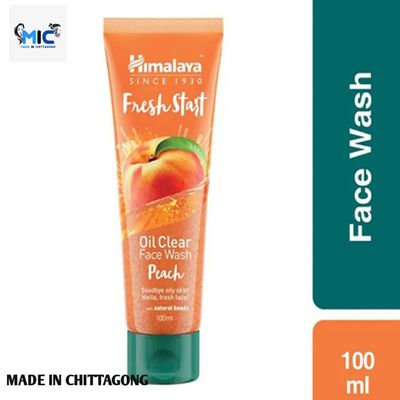 Himalaya Fresh Start Oil Clear FaceWash Peach - 100ml_img_0