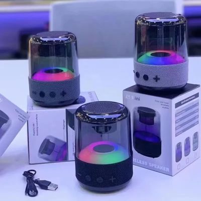 Z5 mini Bluetooth 5.1 speakers Outdoor waterproof noise reduction subwoofer LED dazzling light_img_1