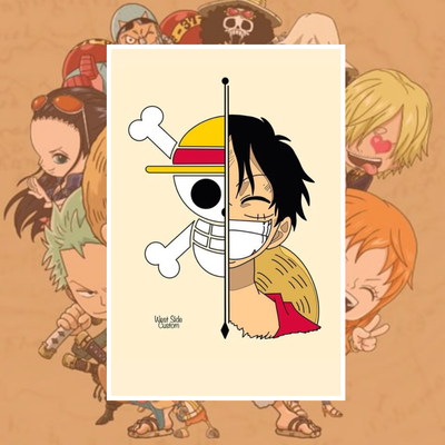 One Piece Luffy Art Prints Set_img_3