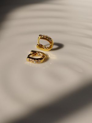 Kris upper lobe hoops earrings -0.7 cm_img_1