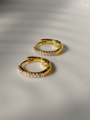 Gisele hoop earrings - 1.4 cm_img_2