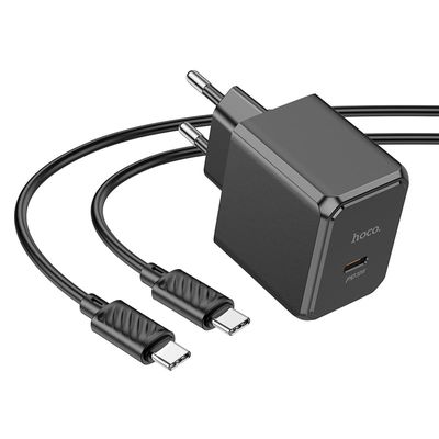 HOCO CS15A PD 30W With Type-C to Type-C Cable – Black Color_img_2