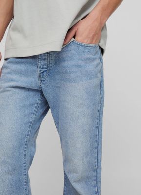Faded blue bootcut denim pant_img_2