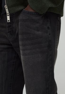 Faded Black Bootcut Denim Pant_img_2