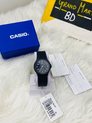 CASIO ANALOGUE BLACK DIAL RESIN STRAP UNISEX WATCH| MQ-24-1BLDF_img_0