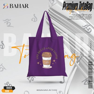 Life begins after coffee Tote Bag_img_3