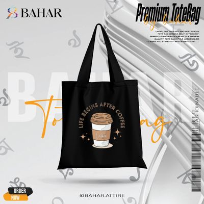 Life begins after coffee Tote Bag_img_9