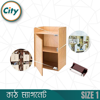 ২ পিস সাইজ ১ চৌম্বকীয় ক্যাচ লক ফার্নিচার ক্যাবিনেট ডোরের জন্য চৌম্বক লক কাঠ ম্যাগনেট_img_3