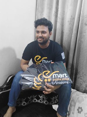 e Mart online shop Logo Printed t shirt_img_1