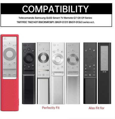 Silicone Samsung Remote Cover Compatible with 2022 Samsung Solar Cell Remote BN59-01386 BN68-13841G BN59-01385A Cover Samsung Remote Case Shockproof Anit-Lost with Lanyard_img_2