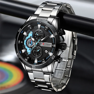 Curren 8402 – Silver Black_img_2