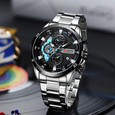 Curren 8402 – Silver Black_img_3