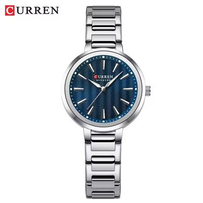 Curren 9109 Ladies Chain Watch- Blue Dial- Silver Bezel- Silver Chain- TF Code CR991CF_img_0