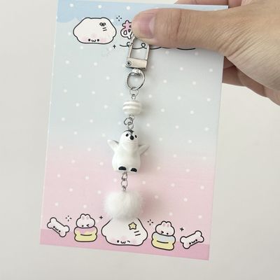 Flocked animal key chain_img_2