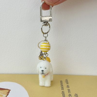 Flocked animal key chain_img_9