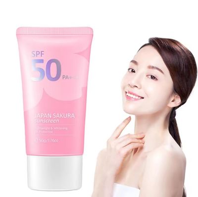 Japan Sakura Sunscreen SPF 50+++ 50 g (Watery)_img_0