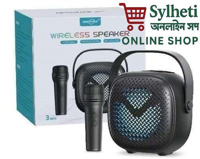 GREATNICE GTS-1941 Bluetooth, USB, TF Card & FM Radio Supported Lighting Wireless Speaker With Mic, Voice Change Supported (Man, Woman, Child)_img_3