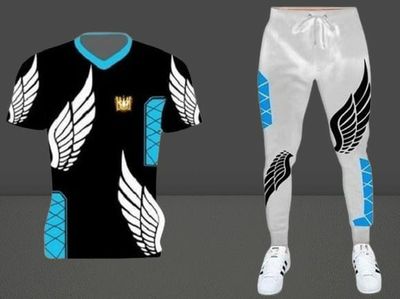 Stylist Printed Half Sleeve T-Shirt & Full pant set_img_7