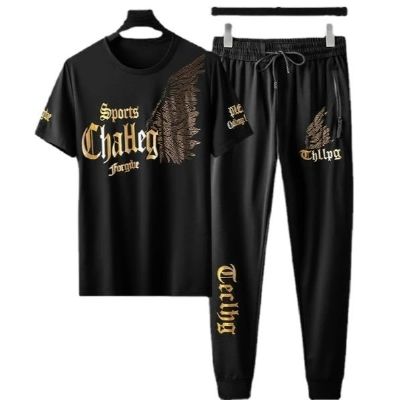 Stylist Printed Half Sleeve T-Shirt & Full pant set_img_9