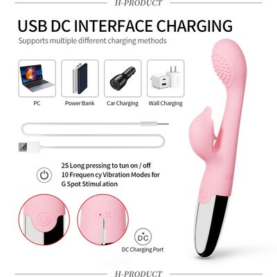 Powerful Rabbit Vibratio Vagina G Spot Clitoris Stimulator Dildo Female Masturbator Magic Wand Anal Massage Sex Toys For Adult_img_4