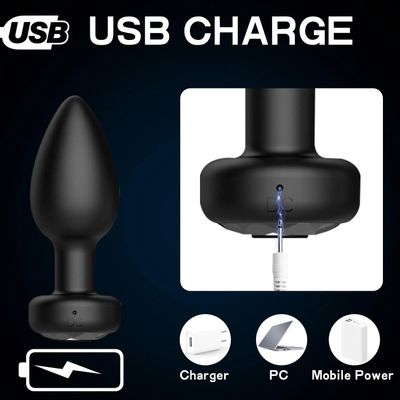 Anal Plug Vibrator 10 Frequency Butt Plug Prostate Massager Wireless Remote Control Adult Sex Toys for Men and Women and Couples_img_4