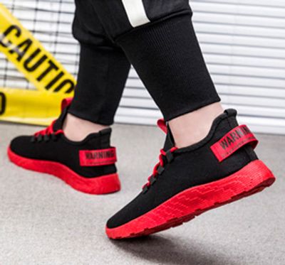 Warrior Blaze Mesh Sneakers- Black & Red Edition (RC)_img_4