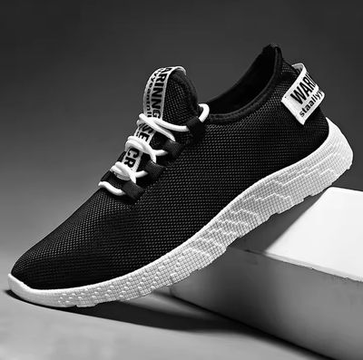 Warrior Blaze Mesh Sneakers -Black & White Edition (WC)_img_1