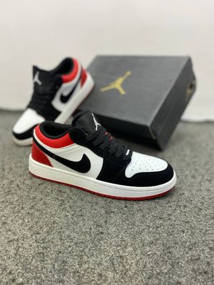 Air Jordan 1 Low Black Toe Red black white 1:1_img_1