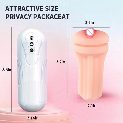 Automatic Male Vibration Masturbator Blowjob Sucking Machine Masturbation Cup Silicone Vaginal Sex Toys for Men Adult Goods_img_1