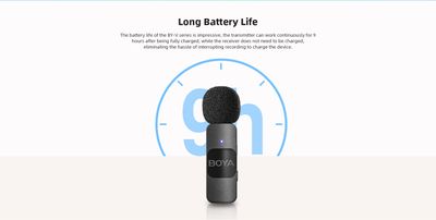 BOYA BY-V1 Ultracompact 2.4GHz Wireless Microphone System For IOS Device_img_1