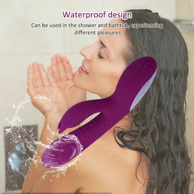G Spot Rabbit Vibrator For Women Clitoris Nipple Dual Stimulator Vagina Massager 2 in 1 Masturbator Dildo For Adult Sexy Toys_img_2