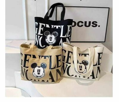 Disney micky mouse large capacity shoulder bag All color_img_0