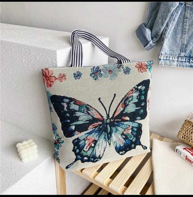 Qute carton floral canvas shoulder bag Total 8 ta design_img_7