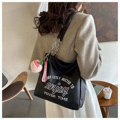 Korean Sweet Girl Foreever Tote BagAvailable in stock Material: PU leather Size: L-33, W: 12, H:26Closure: Zipper_img_0