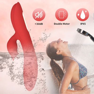 7-frequency Tongue Licking And Slapping Vibrator Three-point Vibration Vaginal Massager Clitoral G-spot Stimulator Adult Sex Toy_img_2