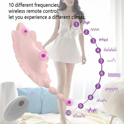 Panties Wearing Vibrator Clitoral Massage Stimulator 10 Frequency Wireless Remote Control Dildo Masturbation Sex Toy For Women_img_4