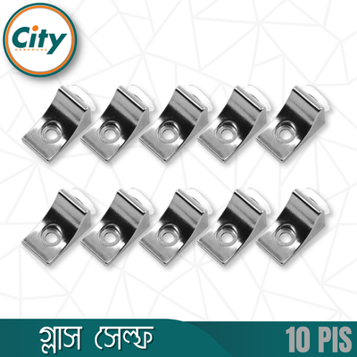 ১০ পিস গ্লাস শেল্ফ সাপোর্ট ব্র্যাকেট সাকশন সহ শেল্ফ ব্র্যাকেট_img_1